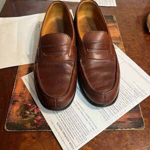 Classic Brown Leather Men's Loafers